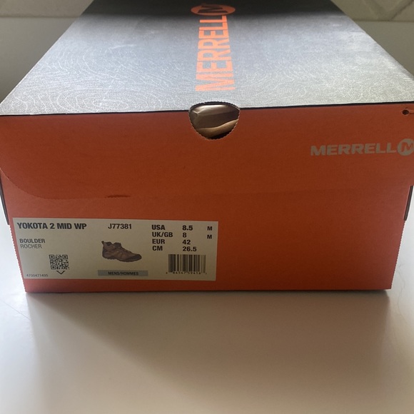 Waterproof Men’s Merrell Hiking Boots - Picture 5 of 5